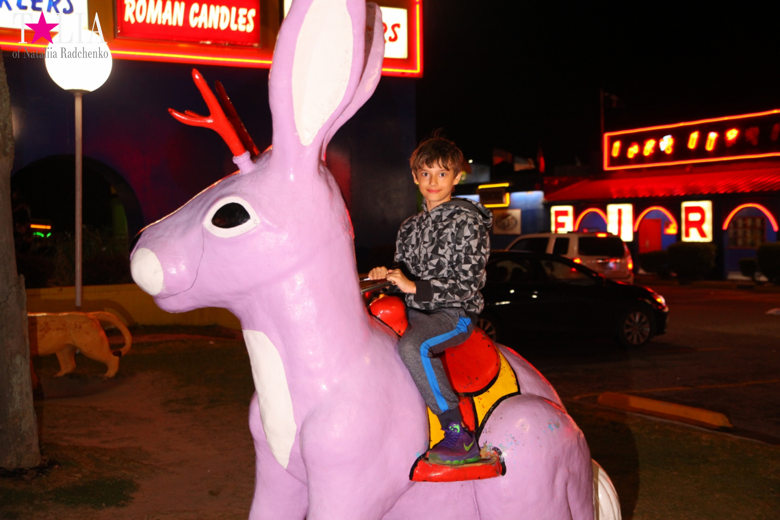 ''South of the Border". The middle of the way from New York to Miami by car
